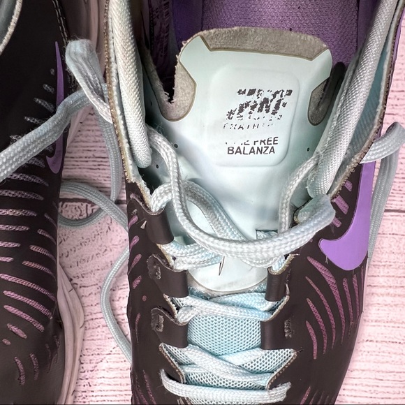 Nike Women’s Free Balanza 3.0 Running Shoes in Dark Gray and Purple - Picture 10 of 14